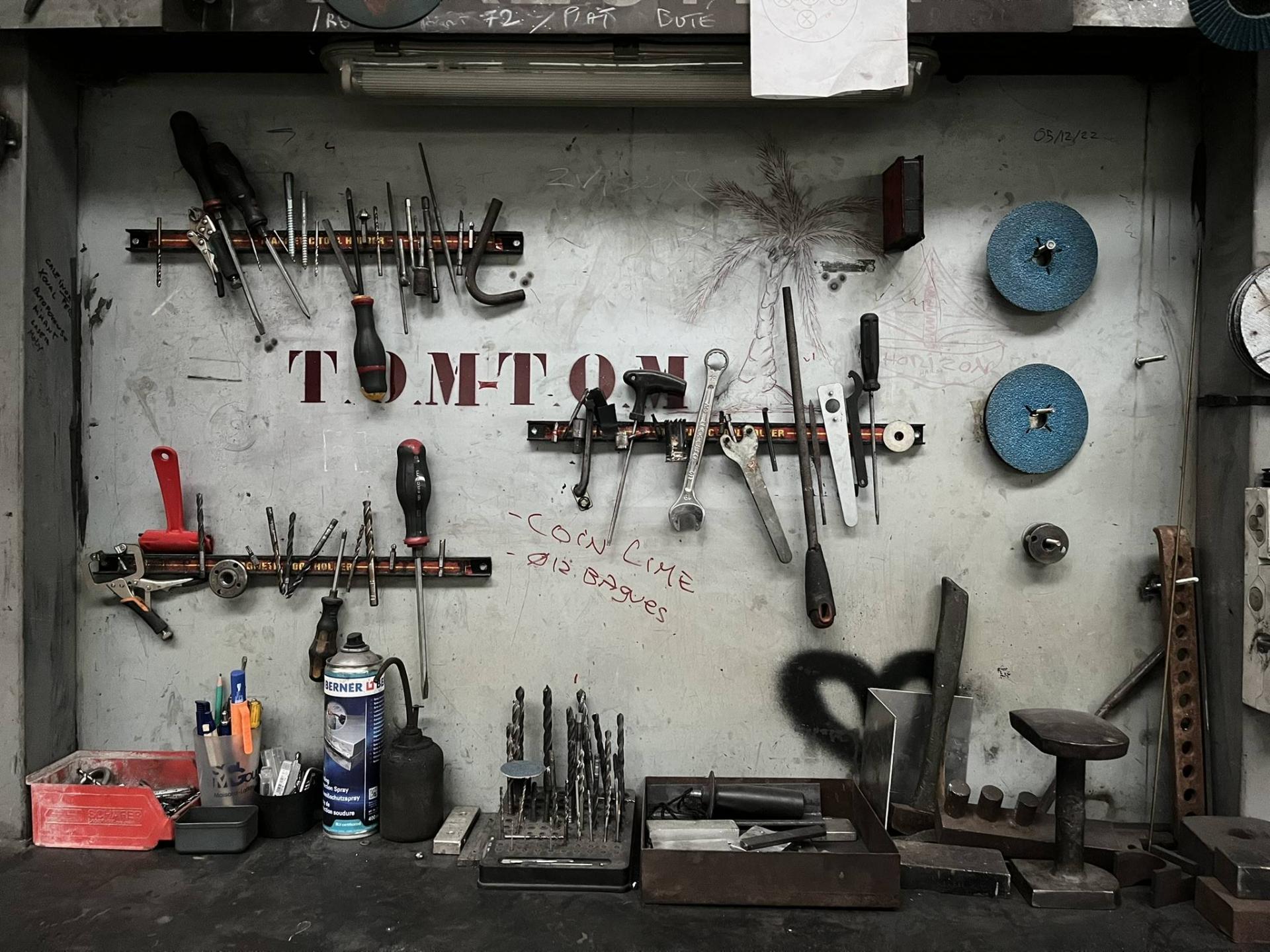 Visite de l'atelier de métallerie ferronnerie