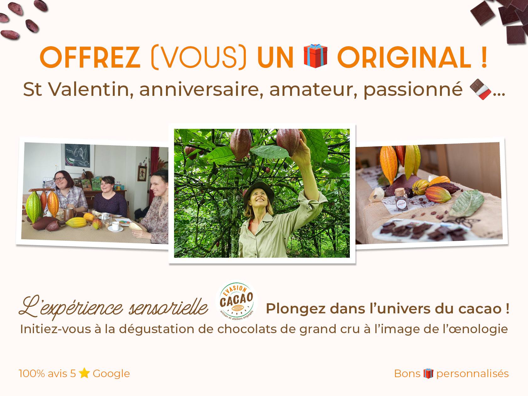 DATE UNIQUE le 19/2 : L'Expérience dégustation CACAO & CHOCOLAT